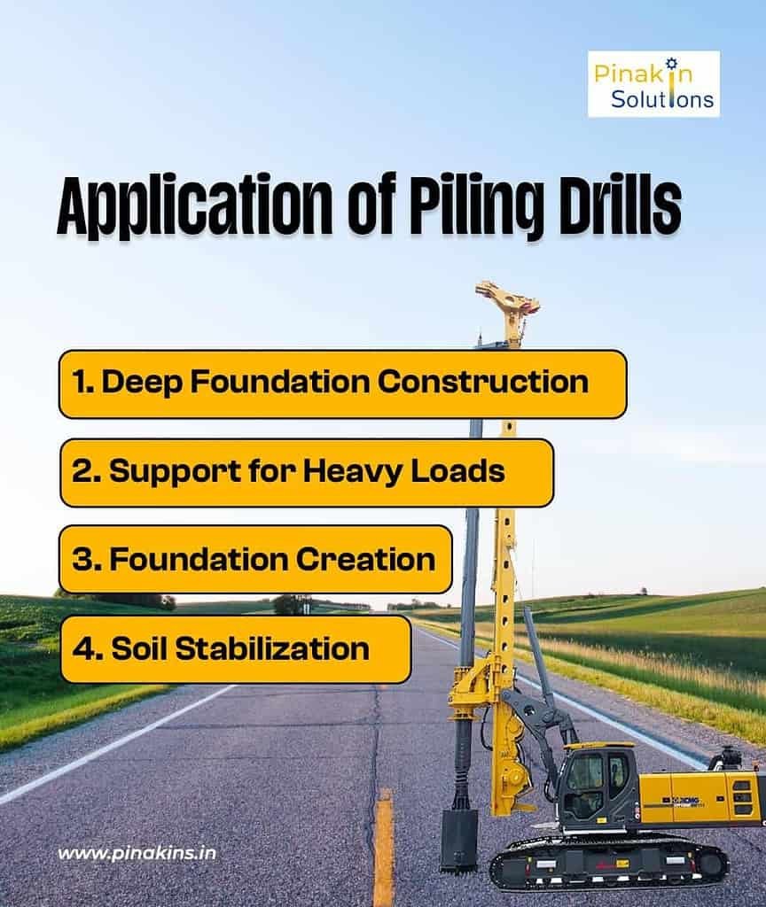 Application of Piling Drills by Pinakins