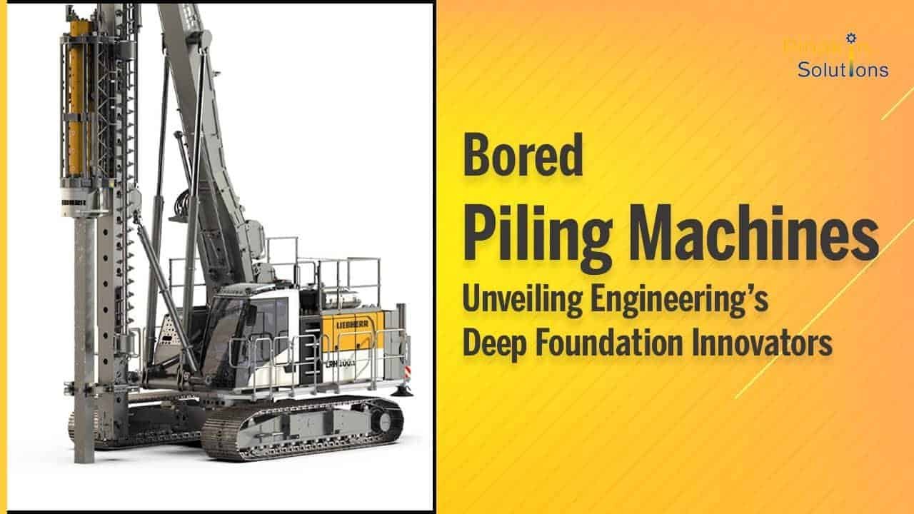 Bored Piling Machines by pinakins